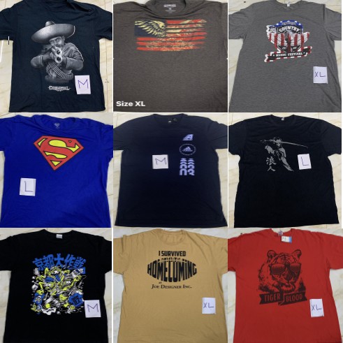 Sale Sốc  Áo Thun 2hand Chọn Mẫu Qua Ảnh , Áo Thun Unisex Mỹ Secondhand Nam Nữ Giá Rẻ