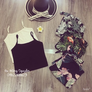 Set áo dây dây quần ống sớ