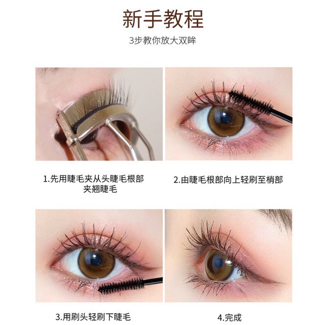 [Hàng mới về] Mascara Mack Andy làm dài dày và cong mi tinh tế chống nước chống mồ hôi | BigBuy360 - bigbuy360.vn