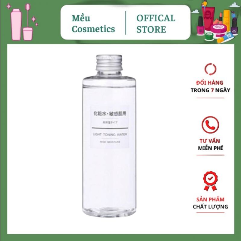 NƯỚC HOA HỒNG MUJI LIGHT TONING WATER 200ML