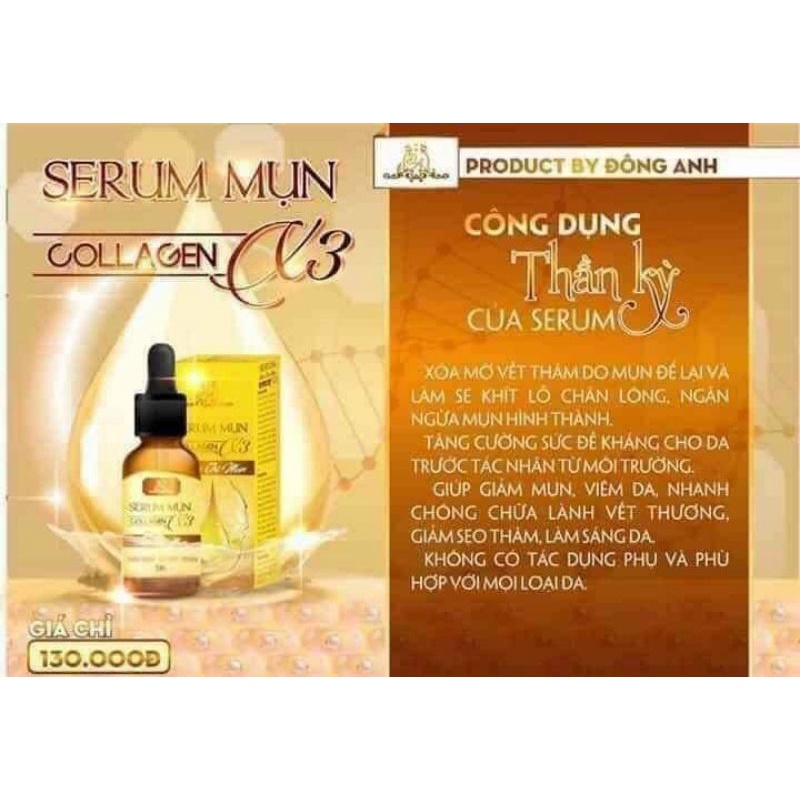 SERUM MỤN COLLEGEN X3,MP ĐÔNG ANH CHÍNH HÃNG | BigBuy360 - bigbuy360.vn