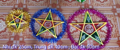 Đèn Ông Sao Trung Thu ( combo 10 cái 40cm)