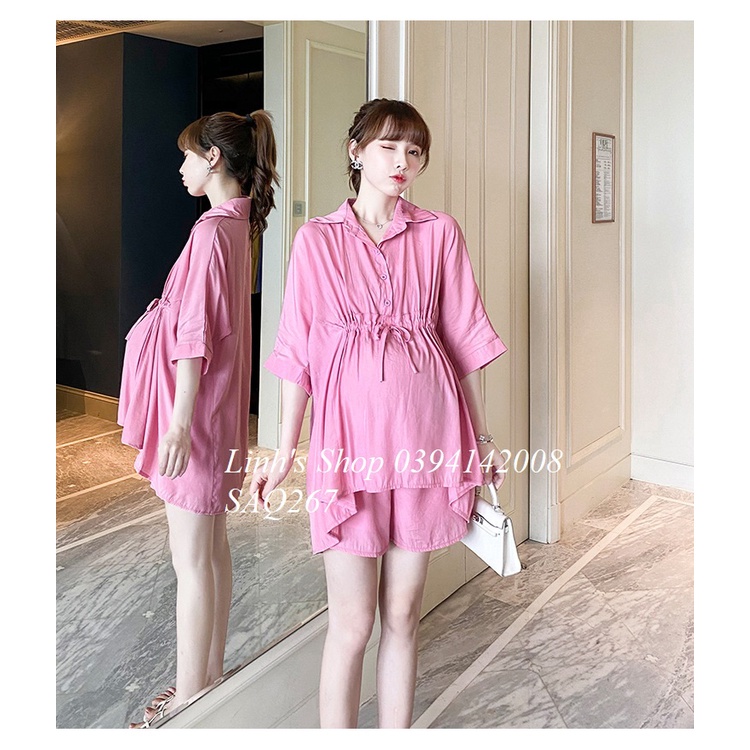 Set Áo Quần Bầu Bộ Bầu Xinh SAQ267
