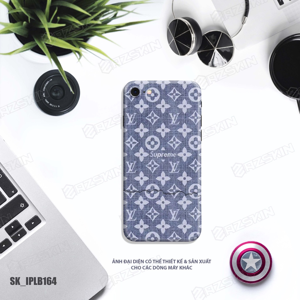 Miếng Dán Skin In Hình LV Độc Lạ IP 13/14 Pro Max |SK_IPLB164| Chất Liệu Nhập Khẩu, Cán 3M Chống Nước, Bền Màu, Cắt CNC