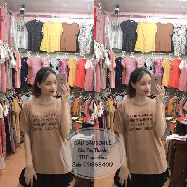 Áo phông giấy bầu