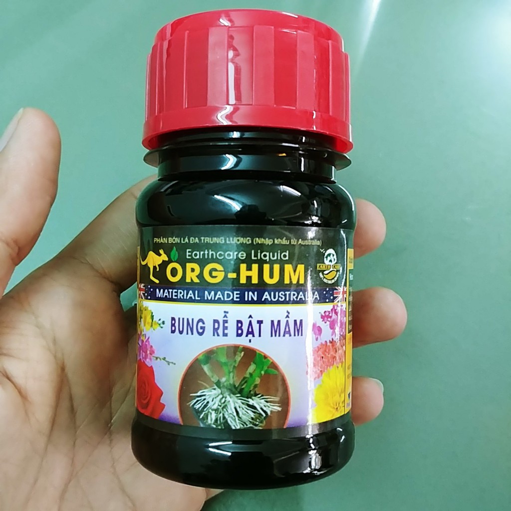 Kích rễ, kích mầm ORG HUM - Bổ sung Humic - chai 100ml