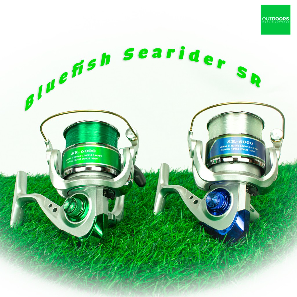 Máy câu cá Bluefish Searider SR - 3000/4000/5000/6000 (tặng kèm cước)