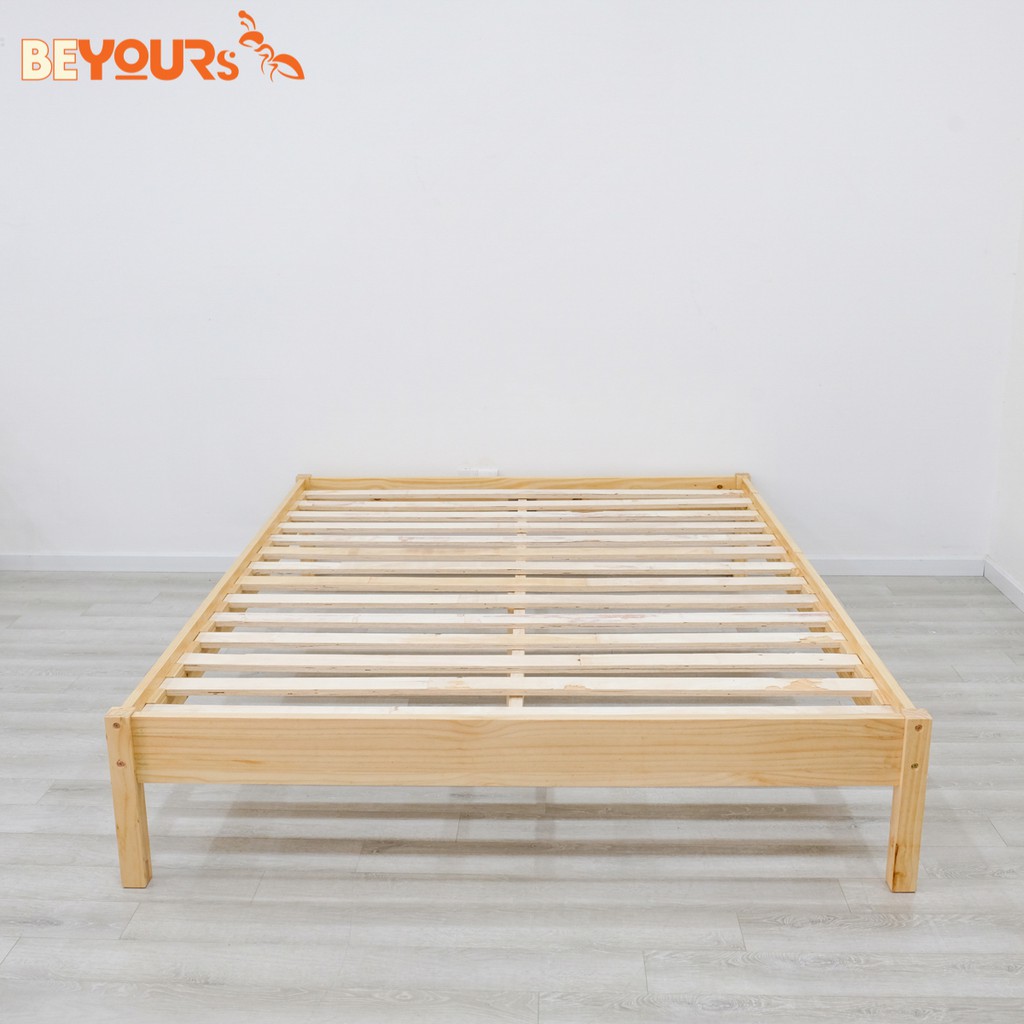 Giường Ngủ Pallet Gỗ Thông Minh BEYOURs Acep Bed Nội Thất Kiểu Hàn Lắp Ráp Phòng Ngủ