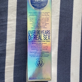 Bao cao su Durex Invisible Extra Thin Extra Sensitive 10 bao_Huyentrang_enchante