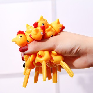 Đồ chơi gà tây dính tường bộ 5 con