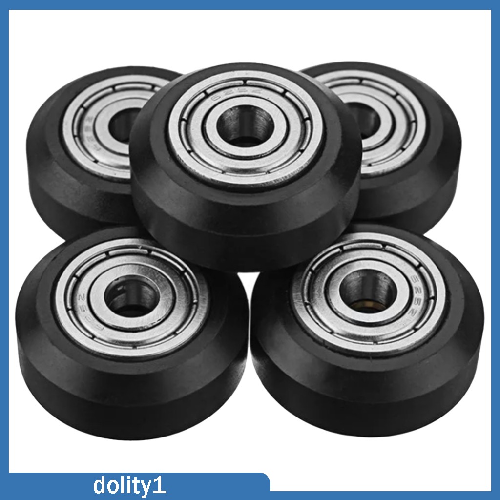 [DOLITY1] 5x POM Material Big Pulley Gear w/ Ball Bearing Fit for V-Slot 3D Printer