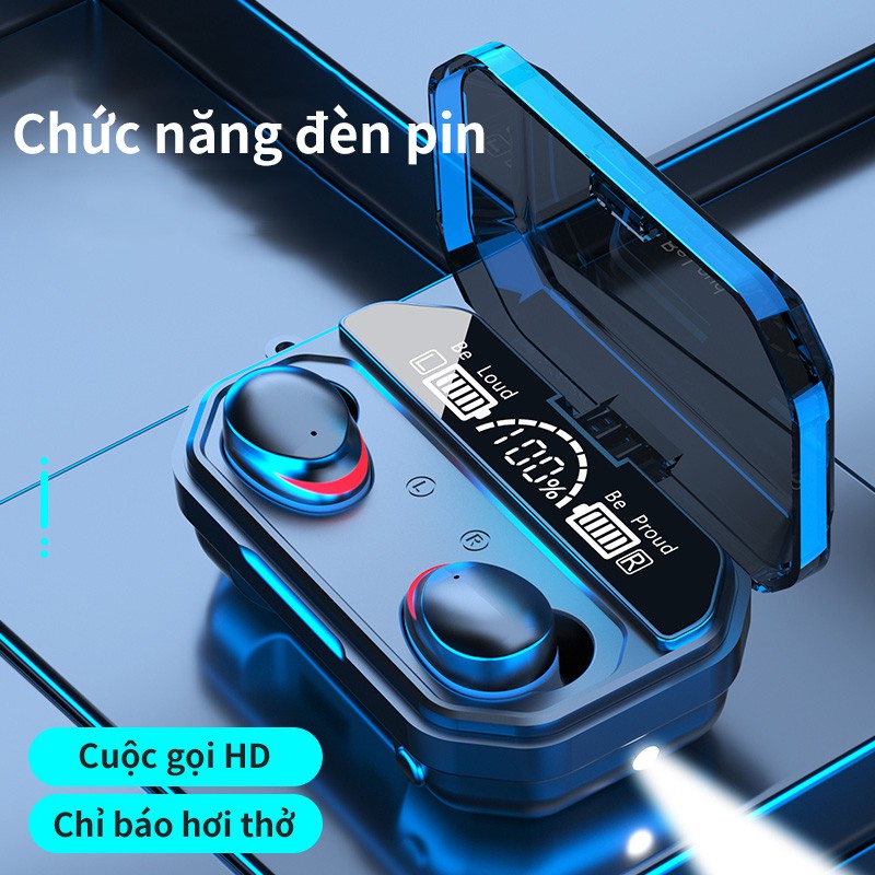 Tai nghe TWS Bluetooth A17 5.1 màn hình LED dung lượng lớn hoạt động cảm ứng