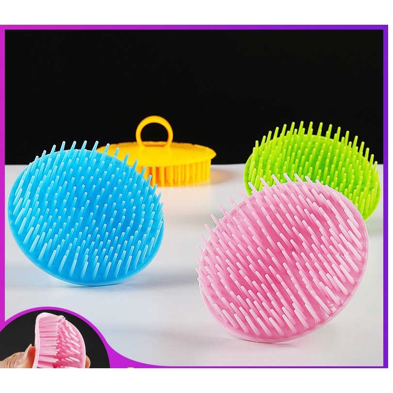 Lược Gội Đầu Matxa Silicon