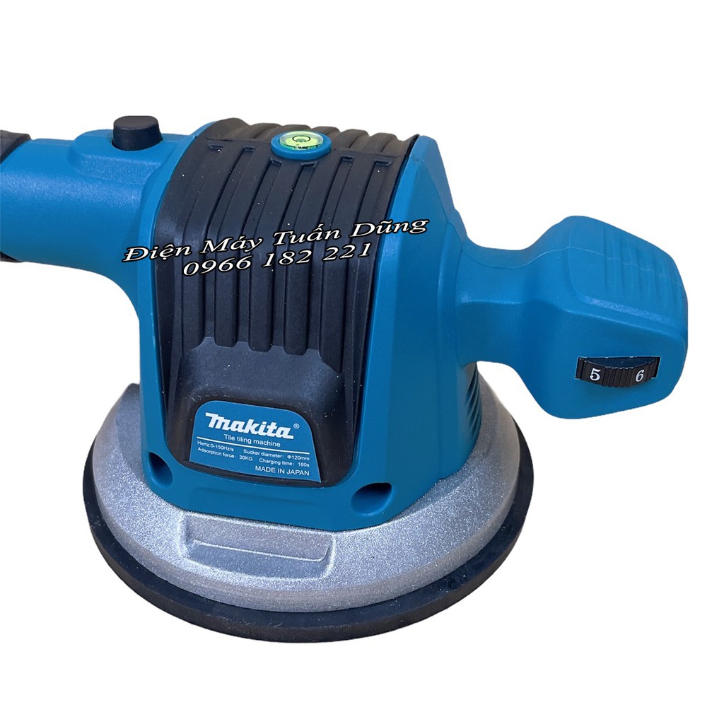 Máy Rung Ốp Lát Gạch MAKITA 18v 2 Chức Năng Hít Rung Gạch - 6 Cấp Rung Kèm 02 Pin