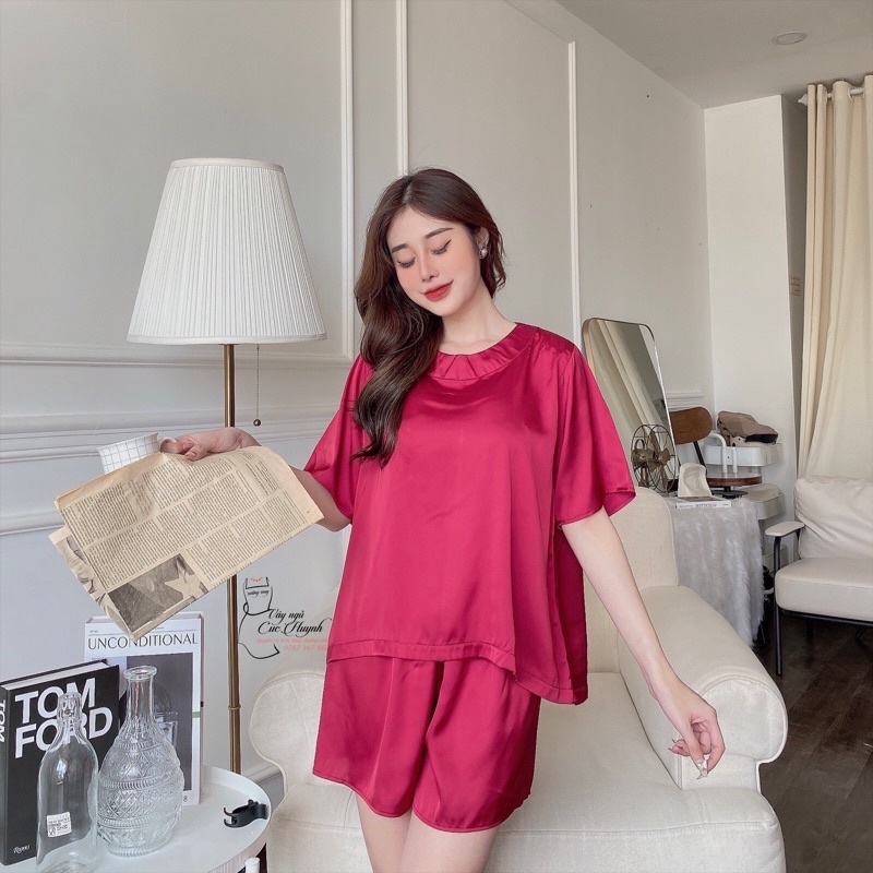 Bộ mặc nhà 💖 THIẾT KẾ ĐẸP 💖 Đồ bộ mặc nhà nữ cao cấp, vải lụa mịn mát, đường may kĩ, size từ 40-80kg, hình ảnh chụp thật | BigBuy360 - bigbuy360.vn