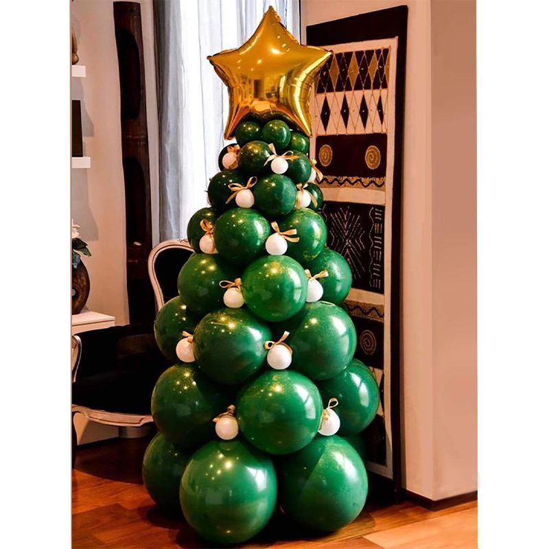 【Ready Stock！！！ 】Christmas Tree Decorations Balloons Diy Party New Year For Home Toy Set