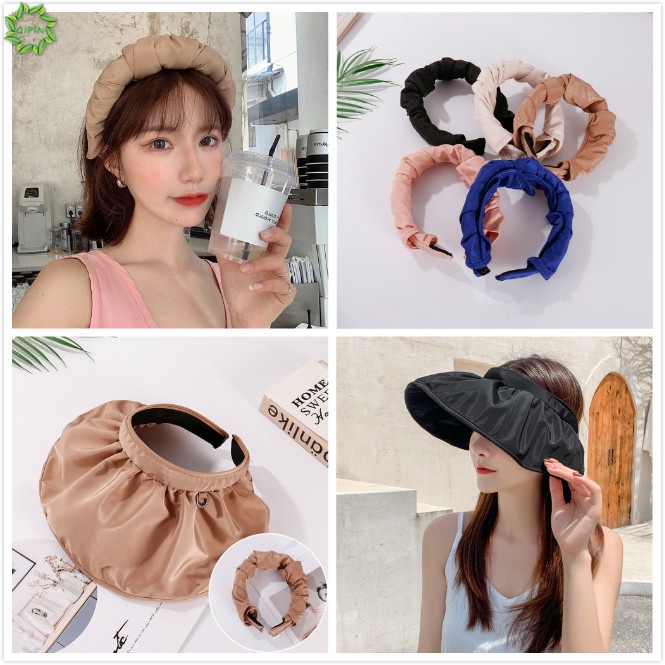 Mũ Lưỡi Trai Hở Chóp Chống Nắng 5 Màu Tùy Chọn Phong Cách Hàn Quốc Cho Nữ