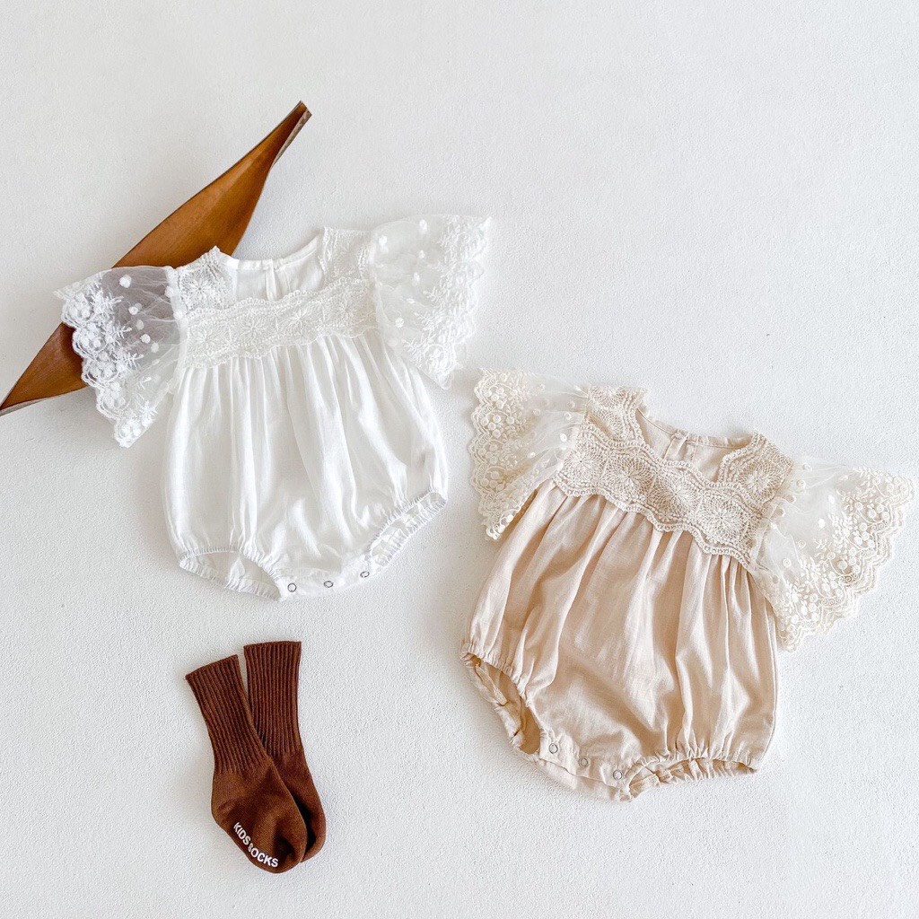 Áo liền quần bé sơ sinh, bodysuit bé sơ sinh, 3 tháng, 6 tháng, 1 tuổi, 2 tuổi 100% cotton mềm mại, thoáng mát.