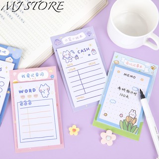Giấy note bé mèo cute 30 tờ - Sticky note - mjstore