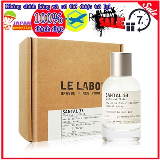 100% thiệt nước hoa unisex ❣️freeship❣️ nước hoa le labo santal 33 edp