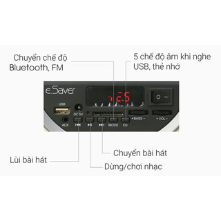 Loa Bluetooth eSaver S12B
