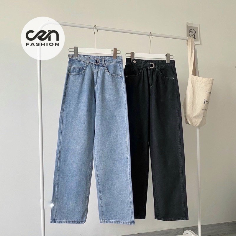 Quần ống SUÔNG khuy móc siêu hot (2màu) CEN FASHION