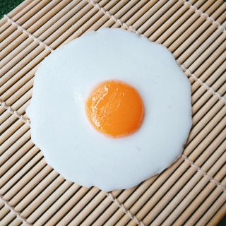 Mô hình trứng opla giả bằng nhựa, phụ kiện chụp ảnh