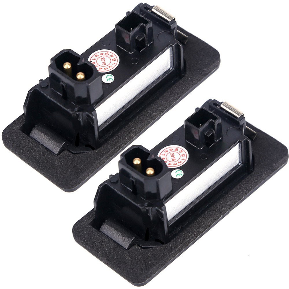 Bộ 2 Đèn Led Ánh Sáng Trắng Gắn Biển Số Xe Hơi BMW 1 3 5 X Series Error Free 3W 24 Led X5 X6 M3 E39 E60 E70 E82 E90 E92