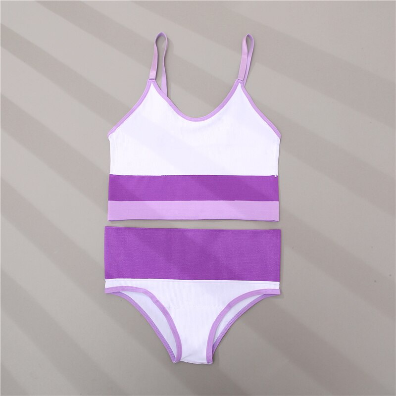 Cute Byte Bộ Đồ Lót Nâng Ngực Không Đường May Lưng Cao Dễ Thương Cho Nữ