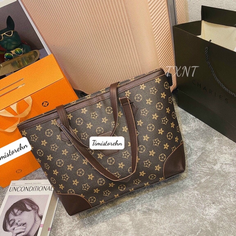 Túi xách nữ công sở to vừa A4 tote da đi học, đi làm TIMISTOREHN TT002