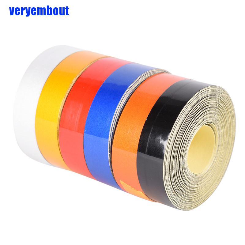 Cuộn Băng Keo Phản Quang Cảnh Báo An Toàn Cho Xe Hơi / Xe Tải 1cmx5m