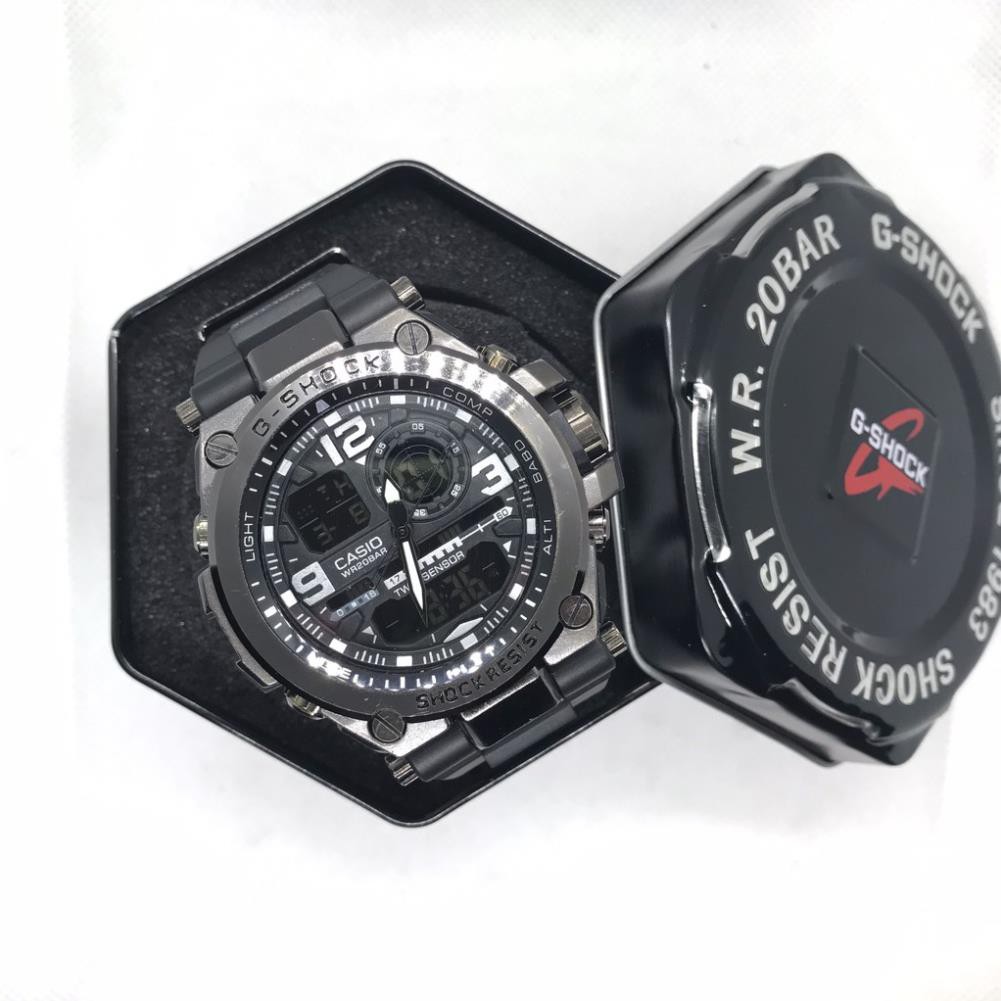 Đồng hồ nam điện tử G-shock-S1000 Original - Kim-điện tử Chống nước 5ATM-Viền Thép không gỉ,Mặt kính chống va đập