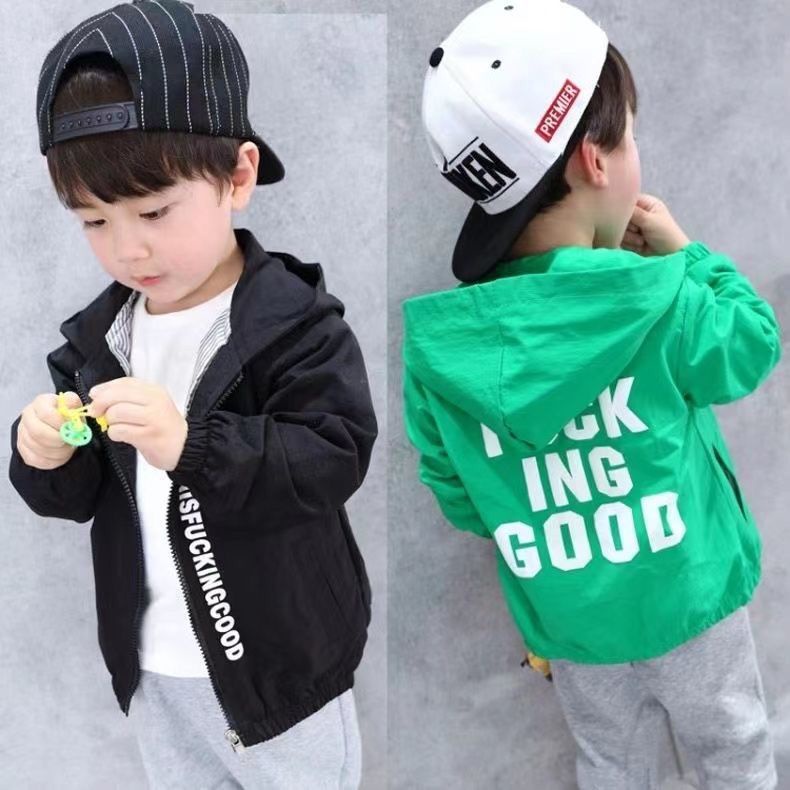 Áo Khoác Phong Cách Hàn Quốc Thời Trang Xuân Thu Cho Bé Trai