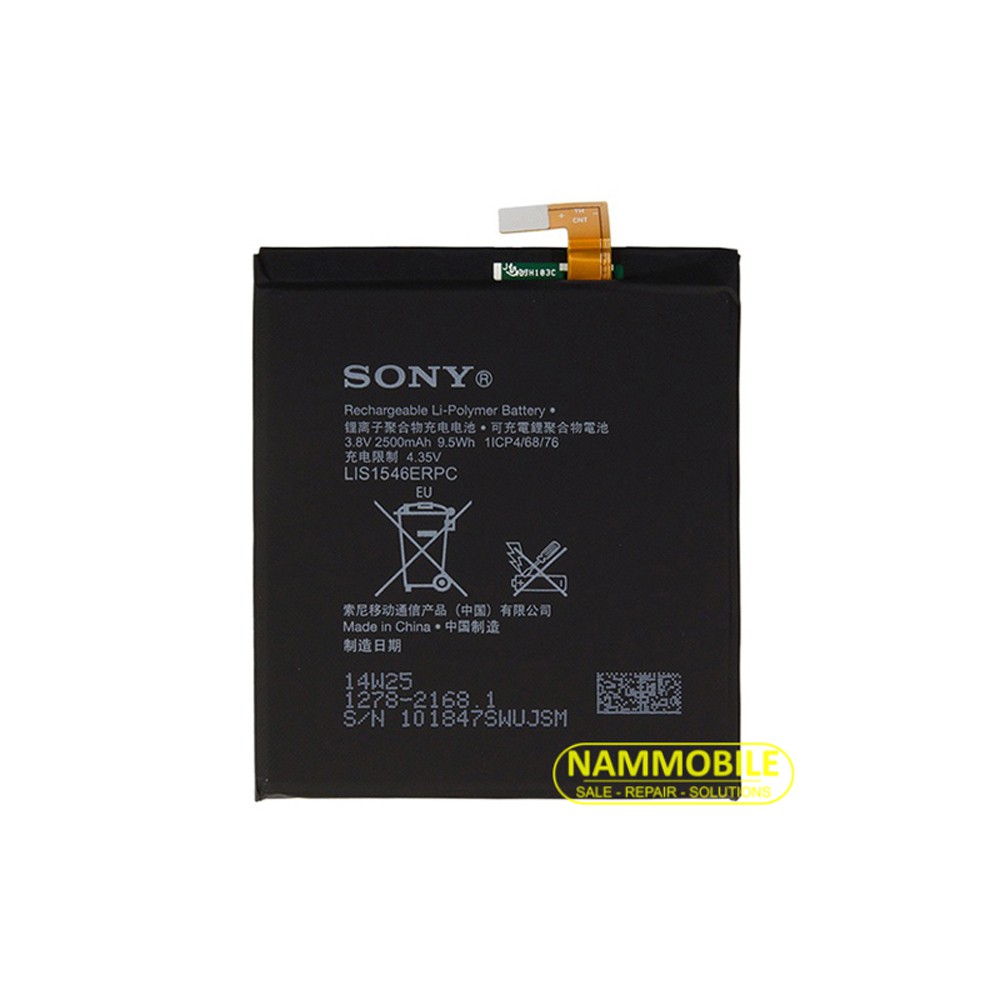 Pin Sony Xperia C3,  M50W, S55T, T3, D2502, D5103, D5106 lis1546erpc 2500mAh zin chính hãng