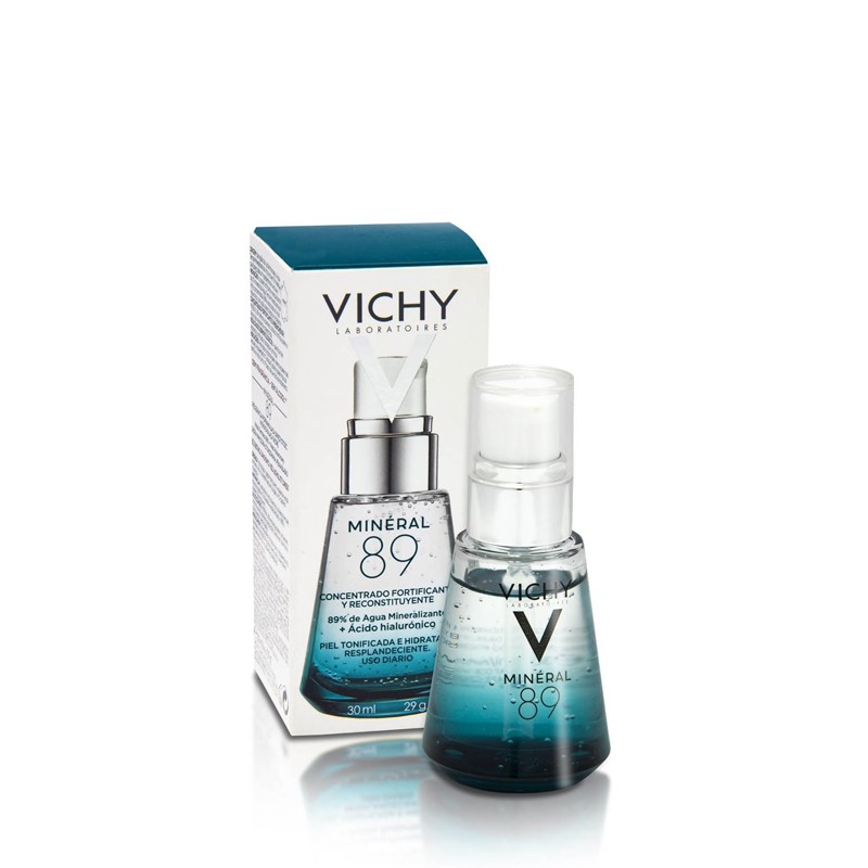 Vichy Mineral 89: Dưỡng khoáng cô đặc sáng mịn và căng mượt da (30ml)