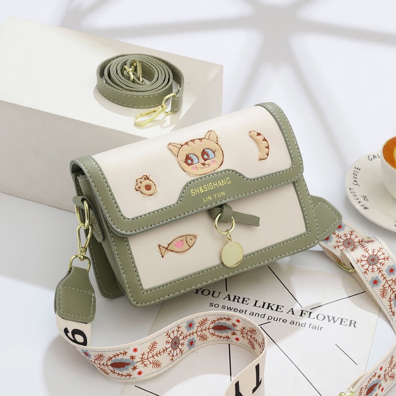 Túi Đeo Vai Hình Vuông Cỡ Nhỏ Dễ Thương Thời Trang Cho Nữ