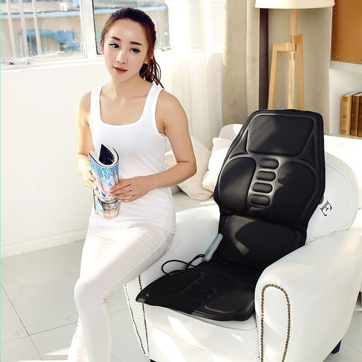 Ghế massage 5 vùng nhiều chế độ cao cấp trên ô tô hoặc tại nhà - KD0221