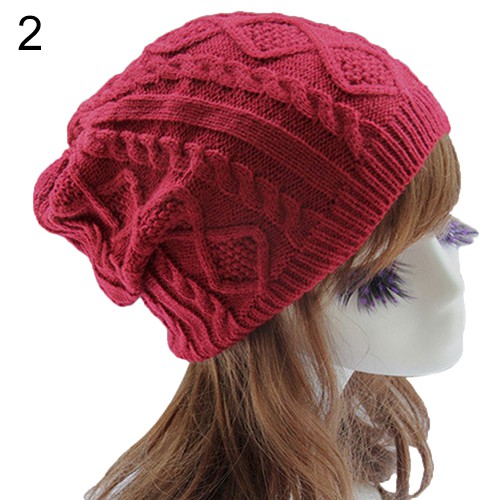Nón Len Trùm Đầu Giữ Ấm Thời Trang Cho Nữ