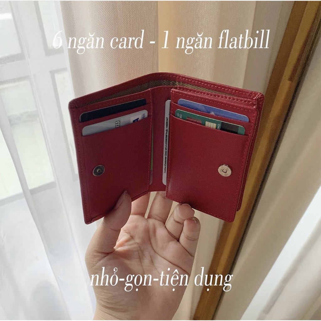 [Mã SKAMFSW175 giảm 10K đơn 50K] Ví Mini Nhỏ Gọn - Oui Brownie Wallet