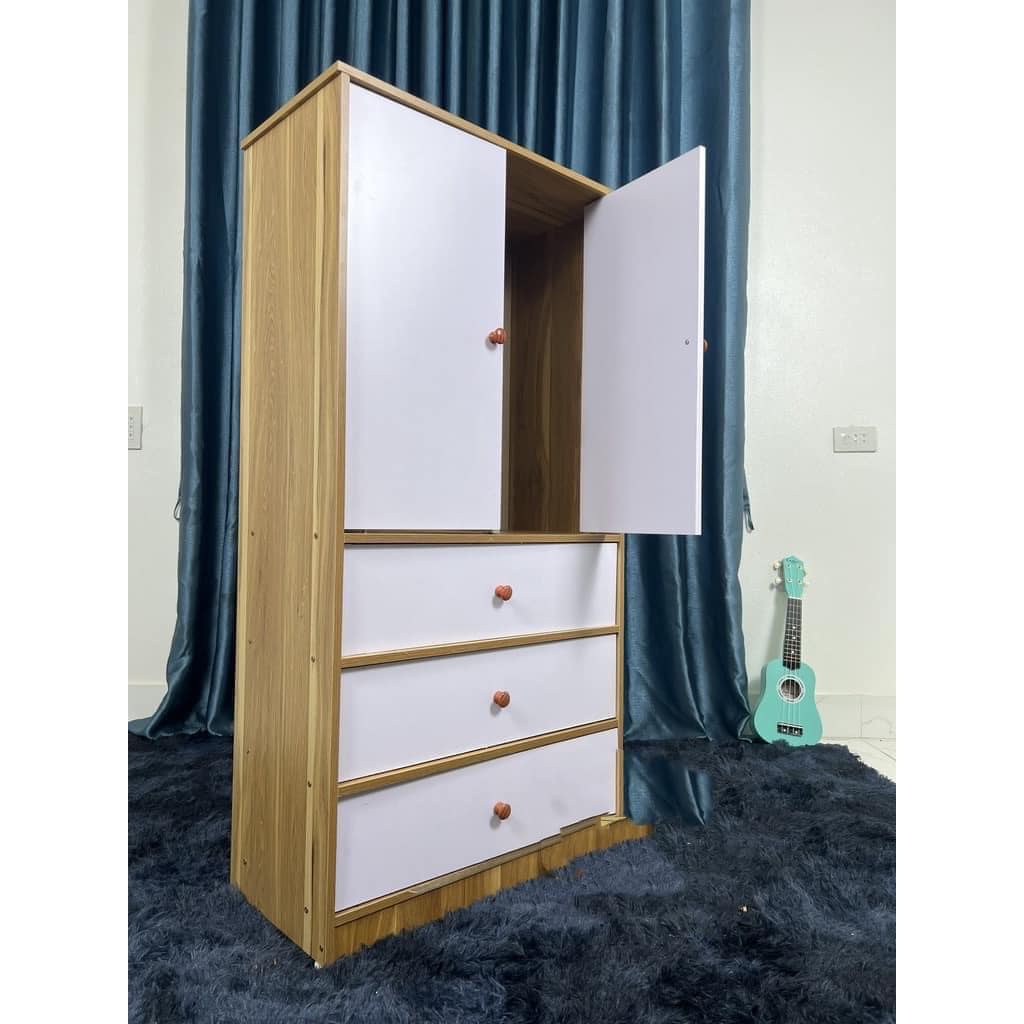 TỦ ĐỰNG QUẦN ÁO GỖ CÔNG NGHIỆP MFC PHỦ MELAMINE BỀ MẶT