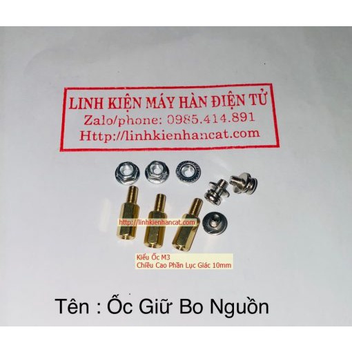 [ Gói 10 Con ] Ốc Giữ Bo Nguồn