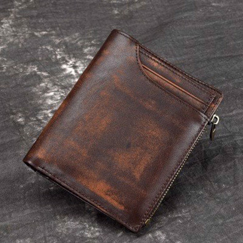 VÍ GẤP NAM DÁNG ĐỨNG DA RETRO - 2281907