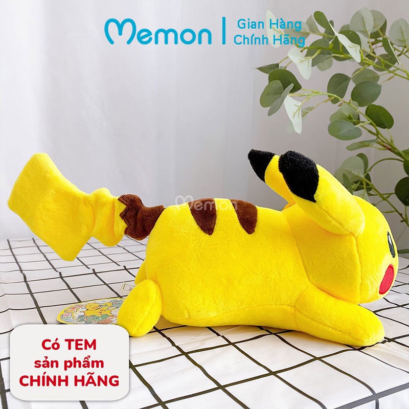 [Mã LIFEM1 giảm 50k đơn 99k] Gấu Bông Pikachu Pokemon Nằm Cao Cấp Memon