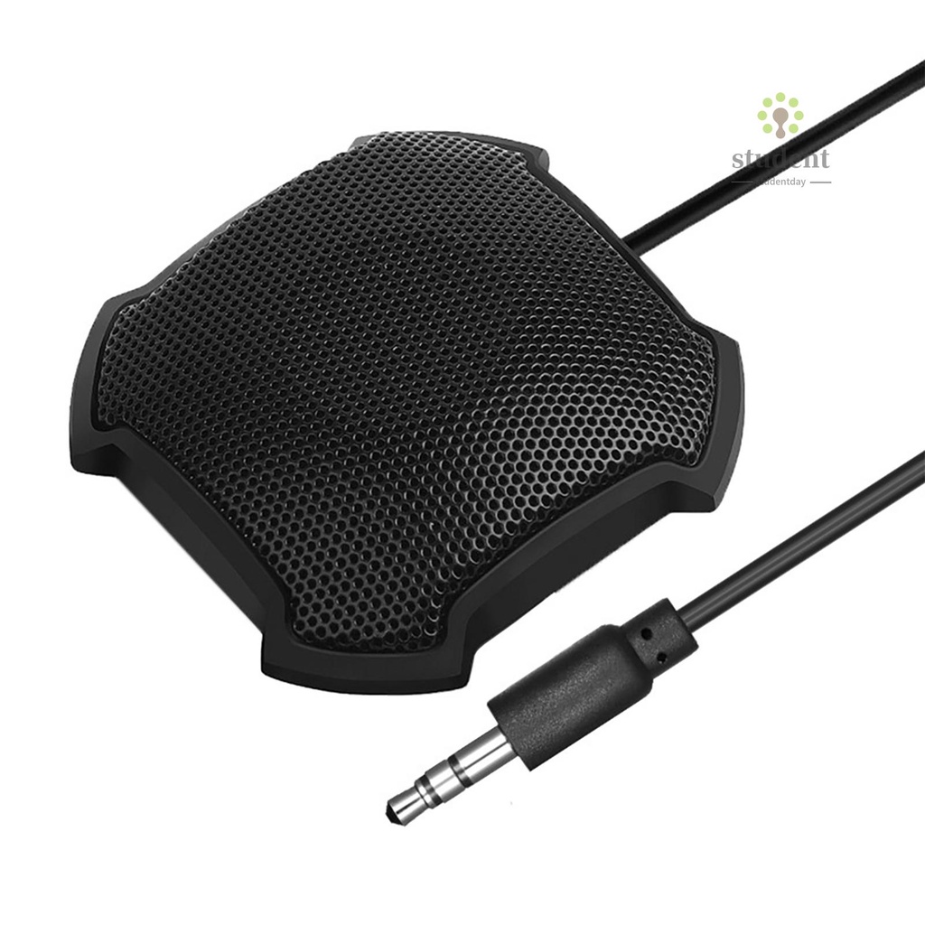 Micro Để Bàn Có Dây Jack 3.5mm Xoay 360 Độ Cho Máy Tính Laptop