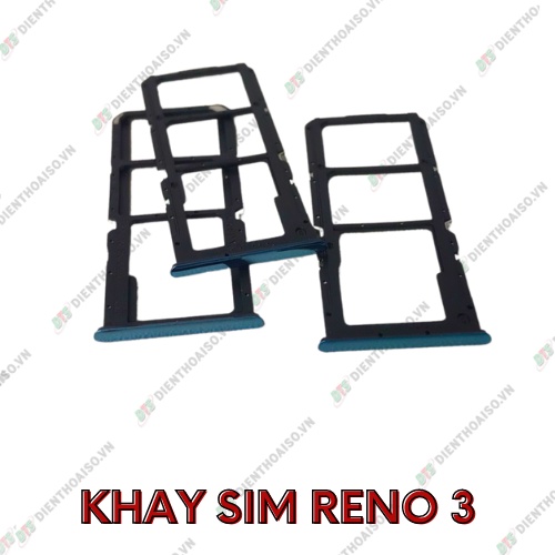 Khay sim oppo reno 3 xanh và đen