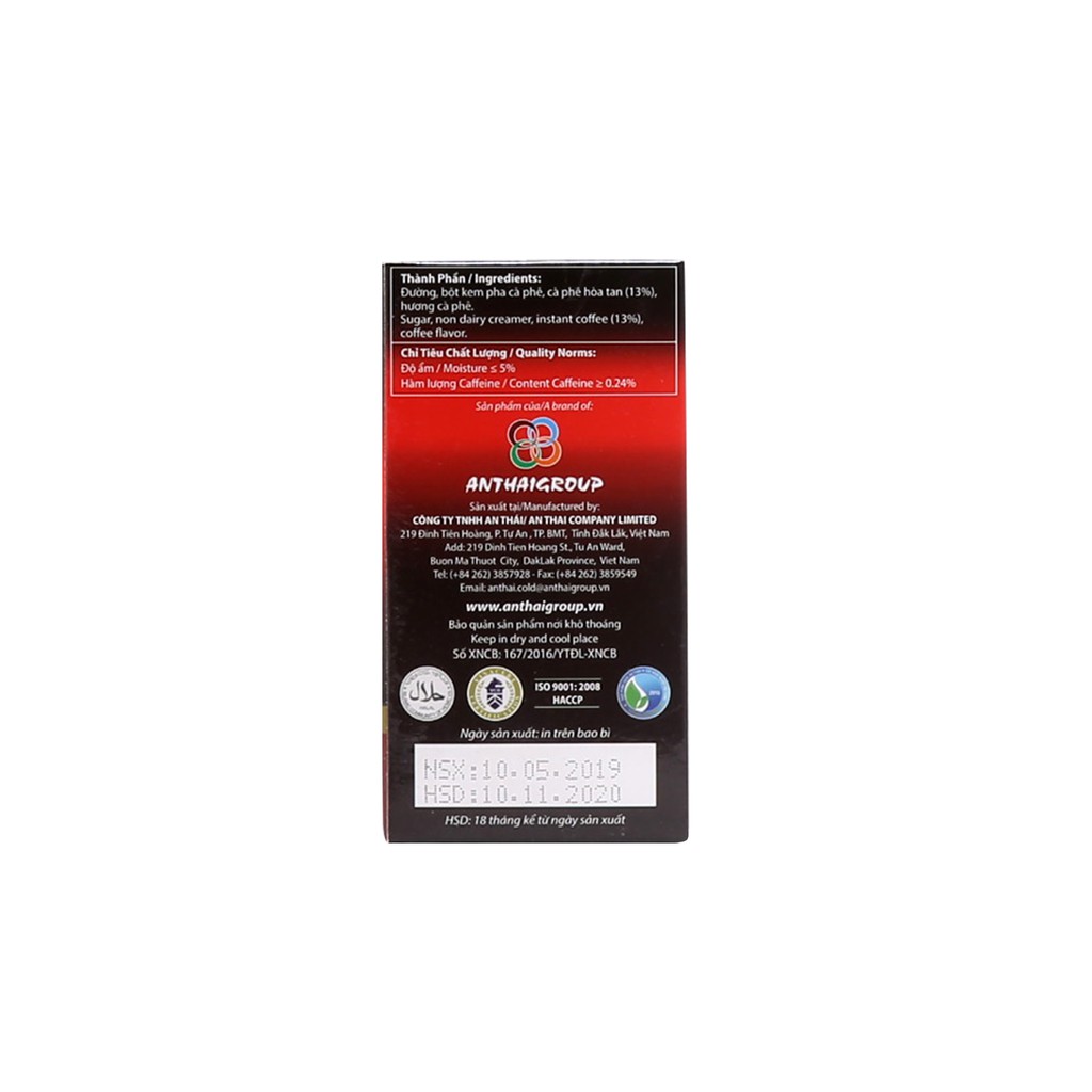 Cà Phê 3 Trong 1 An Thái Mới (12 gói x 16gr) - AnTháiCafé | BigBuy360 - bigbuy360.vn