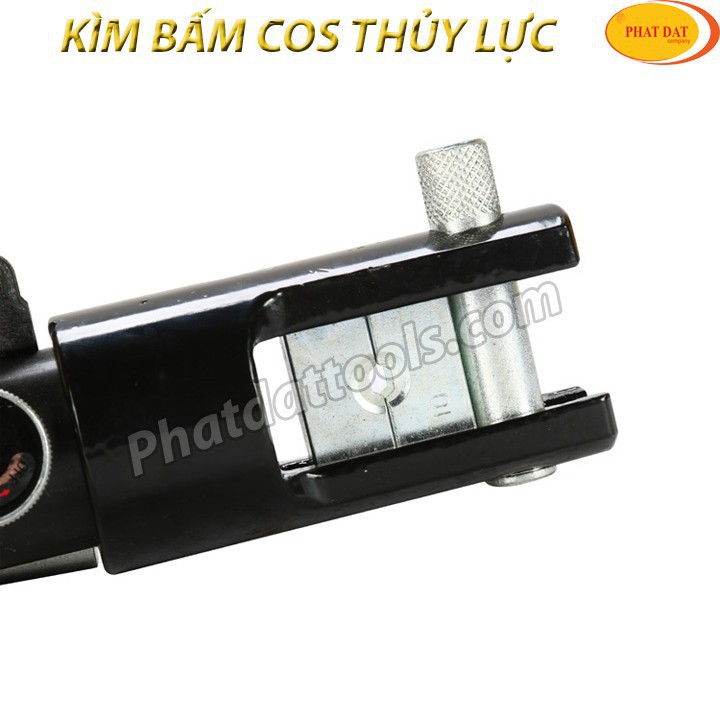 Kìm Bấm Cốt Thủy Lực YQK120, Bấm Cos Dây Điện Từ Hàm Ép Cos 10-120m2