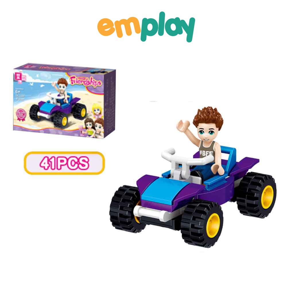 Đồ chơi xếp hình bé gái Emplay cao cấp, chất liệu nhựa ABS cao cấp an toàn, màu sắc trang nhã, thiết kế đẹp mắt đa dạng