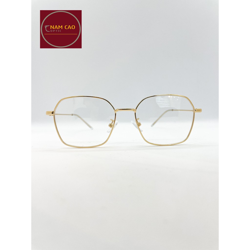 Gọng kính cận kim loại nam nữ  mắt vuông màu sắc thời trang thiết kế chắc chắn N134 | BigBuy360 - bigbuy360.vn