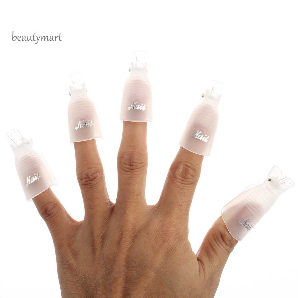 [Hàng mới về] 10 Kẹp bọc nhúng tẩy sơn móng tay